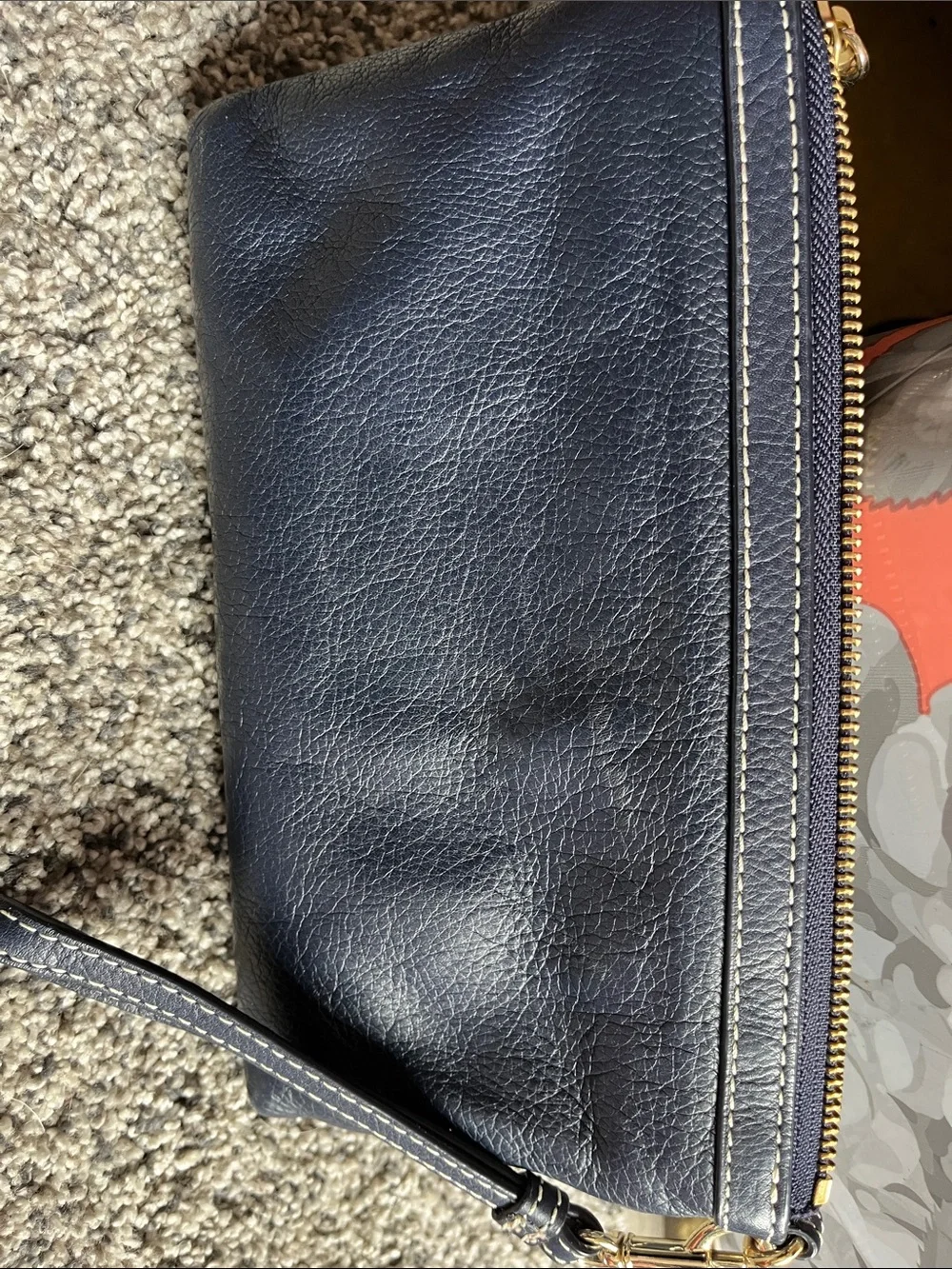 Classic Black Leather Wristlet Clutch - Men Bags